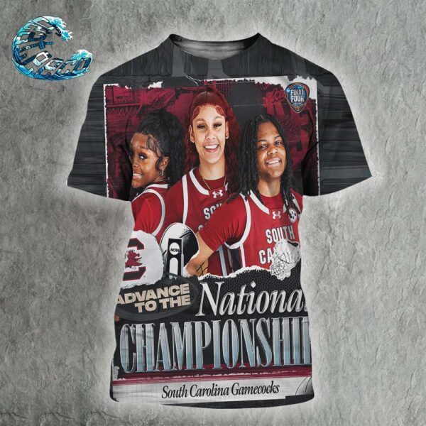 South Carolina Gamecock Advance To the National Championship NCAA March Madness 2024 All Over Print Shirt