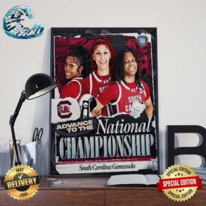 South Carolina Gamecock Advance To the National Championship NCAA March Madness 2024 Home Decor Poster Canvas