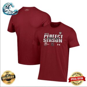 South Carolina Gamecocks 2024 NCAA Women’s Basketball National Champions Perfect Season Two Sides Print Unisex T-Shirt