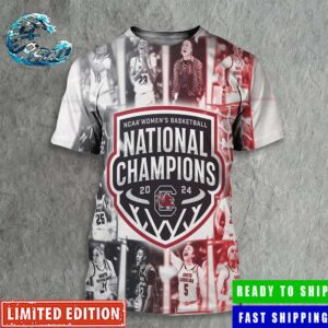 South Carolina Gamecocks NCAA March Madness Women’s Basketball National Champions 2024 All Over Print Shirt