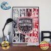 South Carolina Gamecocks Wins The National Champions 2024 NCAA March Madness Women’s Basketball For The Second Time In Three Years Home Decor Poster Canvas