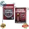 Congratulations South Carolina Gamecocks NCAA March Madness Women’s Basketball National Champions 2024 Two Sides Garden House Flag