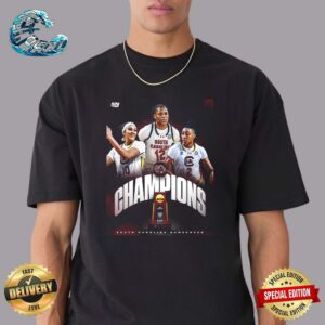 South Carolina Gamecocks Wins The National Champions 2024 NCAA March Madness Women’s Basketball For The Second Time In Three Years Unisex T-Shirt