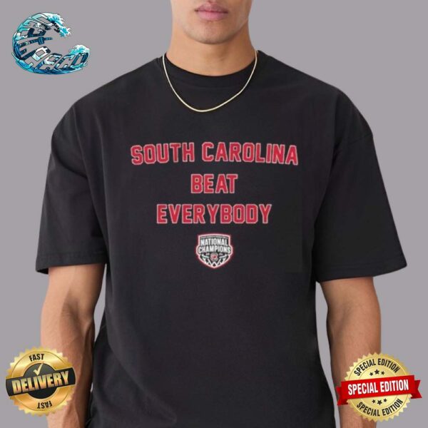 South Carolina Gamecocks Women’s Basketball Beat Everybody National Champions 2024 Unisex T-Shirt