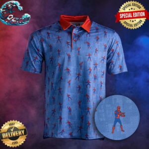 Spider-Man The Meme Pattern Funny RSVLTS Collection All Day Unisex Polo Shirt