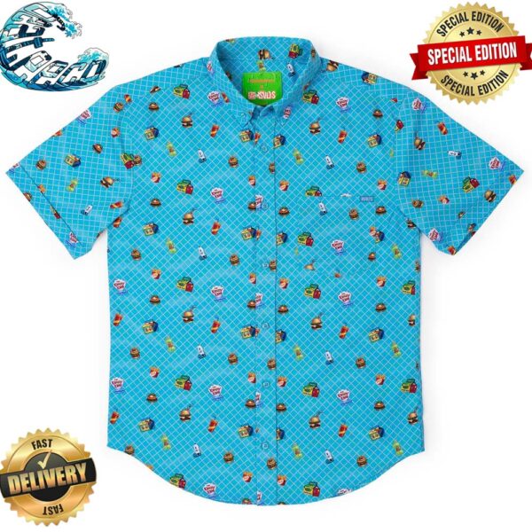 SpongeBob Order Up RSVLTS Collection Summer Hawaiian Shirt