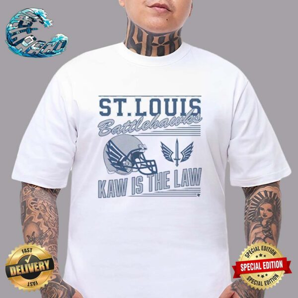 St Louis Battlehawks Retro Kaw Is The Law Unisex T-Shirt