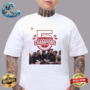 Stanford Cardinal Five Peat Complete Champions 2024 Men’s Gymnastics Classic T-Shirt