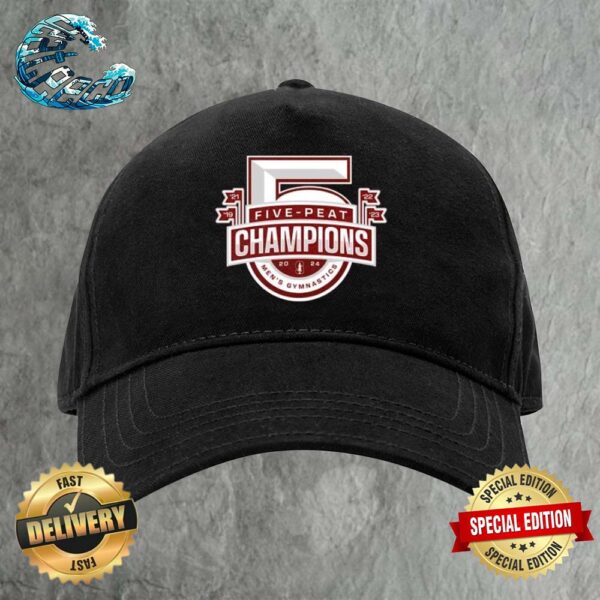 Stanford Cardinal Five Peat Men’s Gymnastics Champions Logo Classic Cap Snapback Hat