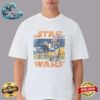 Star Wars Day 2024 A New Hope Darth Vader 70s Retro Vintage T-Shirt