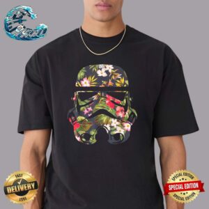 Star Wars Day 2024 Tropical Stormtrooper Floral Print Disney Unisex T-Shirt