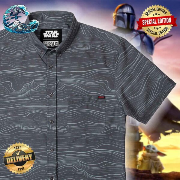Star Wars Mandalorian Beskar Steel RSVLTS Collection Summer Hawaiian Shirt