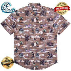 Star Wars Mandalorian Mando Montage RSVLTS Collection Summer Hawaiian Shirt