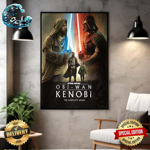 Star Wars Obi-Wan Kenobi The Complete Series Poster Limited Edition Home Decor Poster Canvas