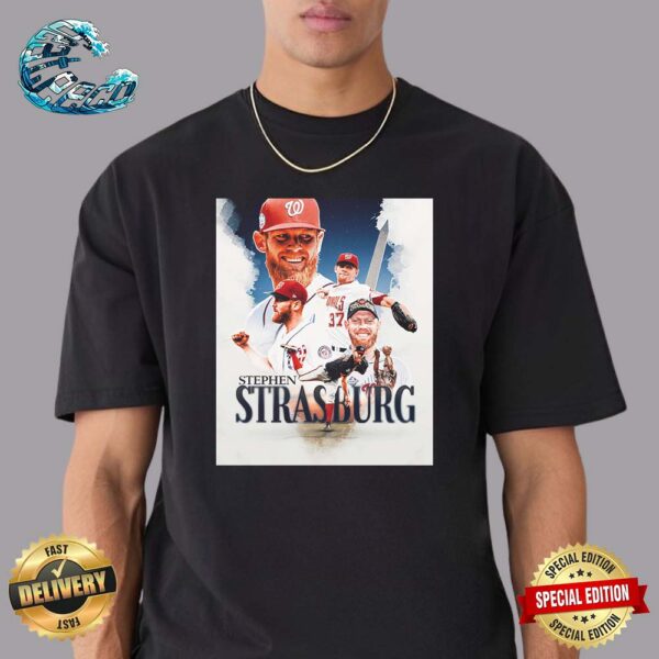 Stephen Strasburg Has Announced His Retirement After 13 Seasons Three All-Star Selections And 2019 World Series MVP Honors Classic T-Shirt