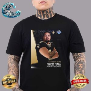 Taliese Fuaga Picked By New Orleans Saints At NFL Draft Detroit 2024 Vintage T-Shirt