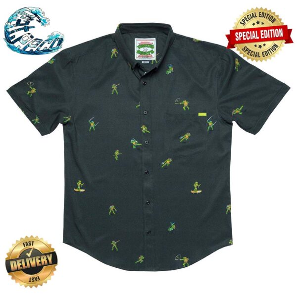 Teenage Mutant Ninja Turtles Choose Your Turtle At Night RSVLTS Collection Summer Hawaiian Shirt