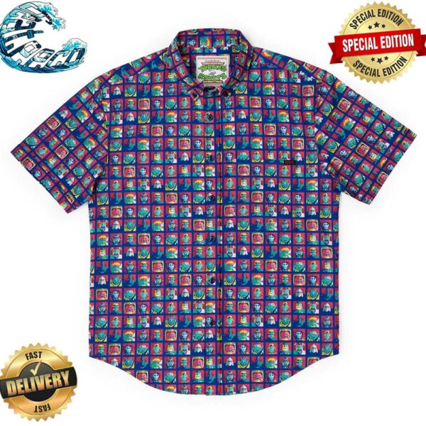 Teenage Mutant Ninja Turtles Dimension X-Cellent RSVLTS Collection Summer Hawaiian Shirt