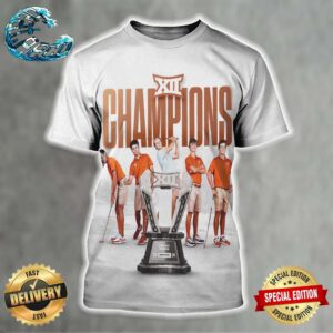 Texas Longhorns Wins 2024 Big 12 Men’s Golf Champions All Over Print Shirt