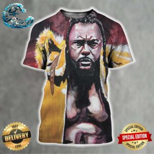 The Art Of Rob Schamberger Swerve Strickland AEW All Over Print Shirt