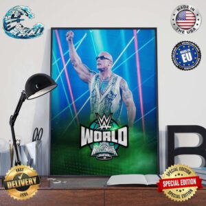 The Final Boss The Rock Will Be Appearing At WWE World WrestleMania This Thursday Home Decor Poster Canvas