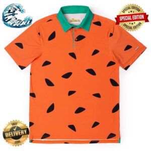 The Flintstones Flop Shot Freddy Signature Pattern RSVLTS Collection All Day Unisex Polo Shirt