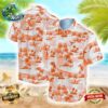 Tommy Bahama Texas Orange Texas Longhorns Big & Tall Coast Luminescent Fronds IslandZone Button-Up Camp Hawaiin Shirt