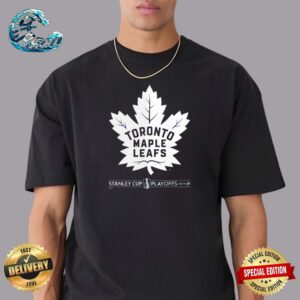 Toronto Maple Leafs NHL 2024 Stanley Cup Playoffs Big Logo Classic T-Shirt