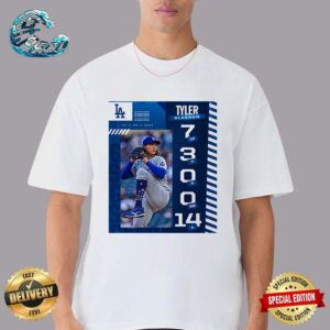 Tyler Glasnow Los Angeles Dodgers A Career-High 14 Strikeouts Over 7 IP Classic T-Shirt