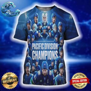 Vancouver Canucks  Are The 2023-24 Pacific Division Champions NHL All Over Print Shirt