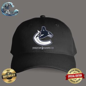Vancouver Canucks NHL 2024 Stanley Cup Playoffs Breakout Big Logo Cap Hat Snapback