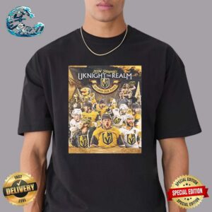 Vegas Golden Knights Defending Champion Are Back in The Stanley Cup Playoffs 2024 Uknight The Realm Secured Our Place Unisex T-Shirt
