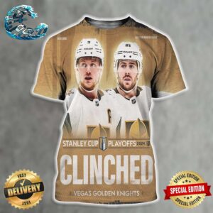 Vegas Golden Knights Have Clinched A Spot In The Stanley Cup Playoffs 2024 All Over Print Shirt