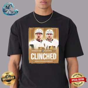 Vegas Golden Knights Have Clinched A Spot In The Stanley Cup Playoffs 2024 Unisex T-Shirt