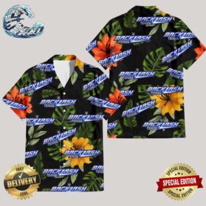 WWE Backlash France 2024 Logo All Over Print Tropical Summer Hawaiian Shirt