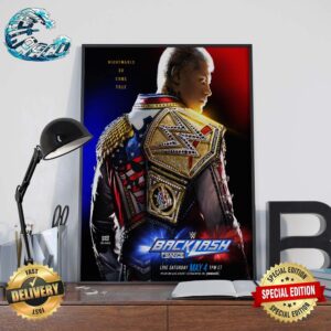 WWE Backlash France Poster For Cody Rhodes Open New Era For A New Champion Nightmares Do Come True Poster Canvas