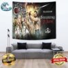 NCAA 2024 Women’s Basketball Tournament March Madness Final Four NC State South Carolina UConn Huskies Iowa Hawkeyes In Cleveland Wall Decor Poster Tapestry
