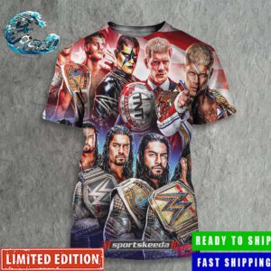 WWE From Beginning Table Of Two From Different Realms They Hail Cody Rhodes And Roman Reigns All Over Print Shirt