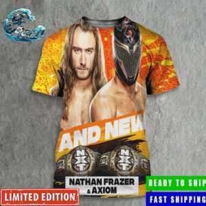 WWE NXT Nathan Frazer And Axiom Are The New NXT Tag Team Champions All Over Print Shirt