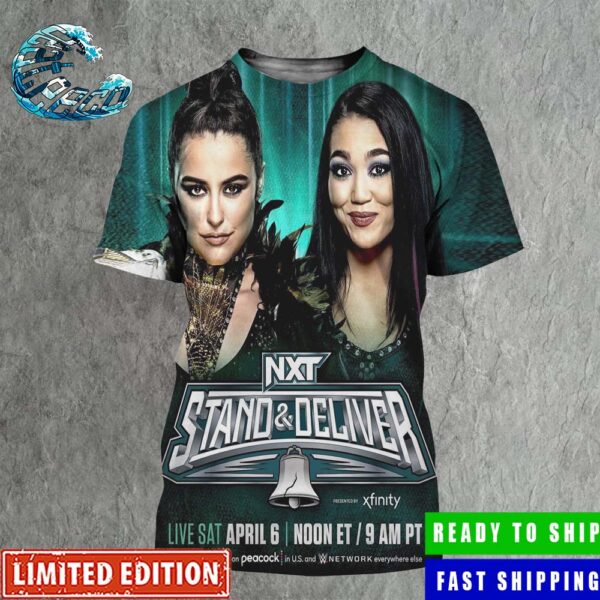 WWE NXT Stand And Deliver Head To Head Lyra Valkyria Vs Roxanne Perez All Over Print Shirt
