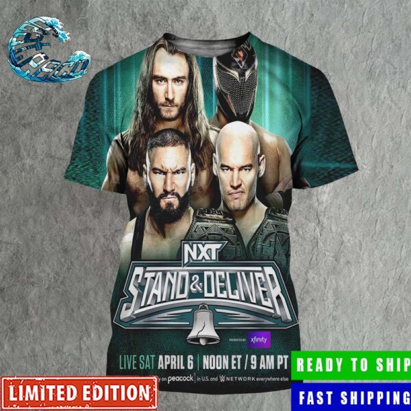 WWE NXT Stand And Deliver Matchup Nathan Frazer And Axiom Vs Bronson Steiner And Baron Corbin All Over Print Shirt