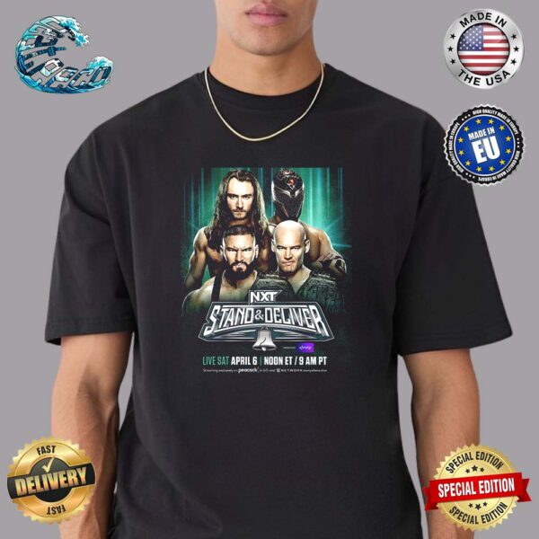 WWE NXT Stand And Deliver Matchup Nathan Frazer And Axiom Vs Bronson Steiner And Baron Corbin Unisex T-Shirt