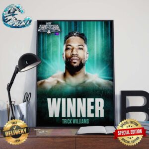 WWE NXT Stand And Deliver Winner Trick Williams Home Decor Poster Canvas