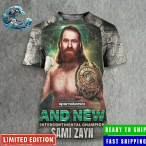 WWE WrestleMania XL And New Intercontinental Champion Sami Zayn All Over Print Shirt