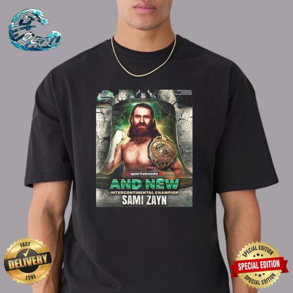 WWE WrestleMania XL And New Intercontinental Champion Sami Zayn Unisex T-Shirt