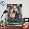 Damian Priest And New World Heavyweight Champion WWE WrestleMania XL Home Decor Poster Canvas