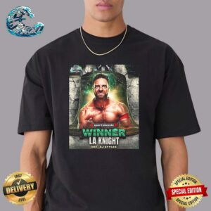 WWE WrestleMania XL La Knight Winner Defeat Aj Styles Premium T-Shirt