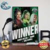 Jade Cargill Bianca Belair And Naomi Winner When Defeats Damage Ctrl At WWE WrestleMania XL Poster Canvas