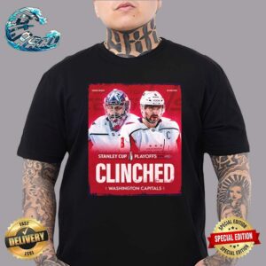 Washington Capitals Have Clinched A Spot In The Stanley Cup Playoffs 2024 Unisex T-Shirt