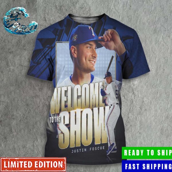 Welcome Justin Foscue To MLB The Show All Over Print Shirt